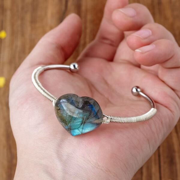labradorite moonstone love bracelet