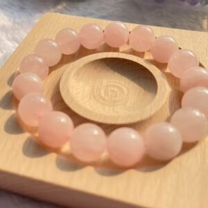 Jelly Madagascar pink quartz  bracelet