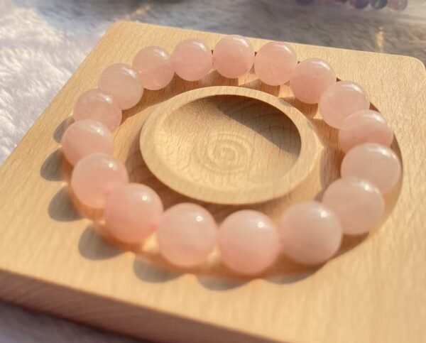 Jelly Madagascar pink quartz  bracelet
